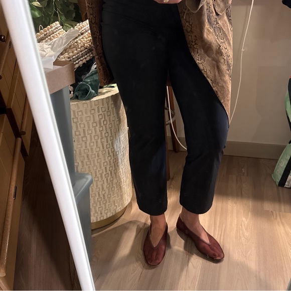 NIB Le Monde Beryl Luna Mesh and leather sole burgundy ballet flat shoes 39 - Picture 8 of 10